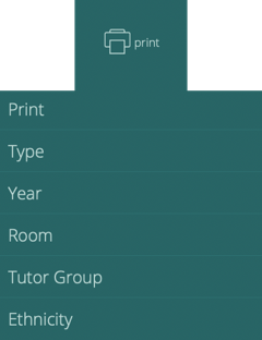 borrower list print menu